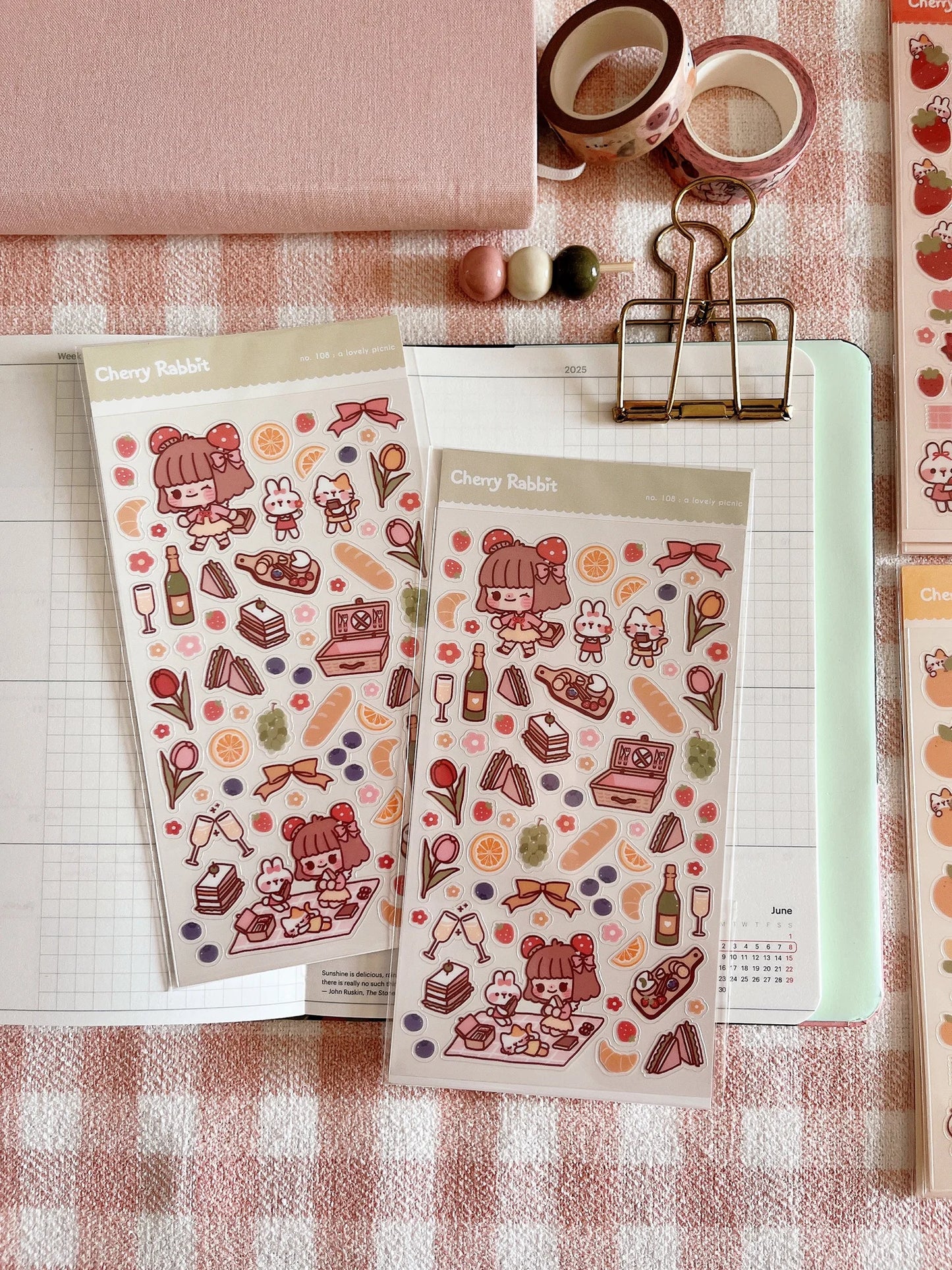 A Lovely Picnic: Sticker Sheet