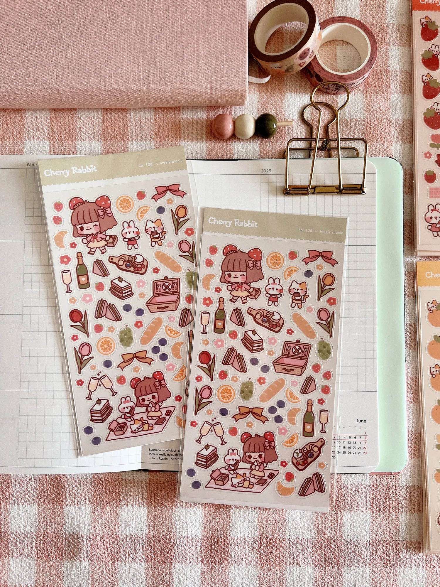 A Lovely Picnic: Sticker Sheet