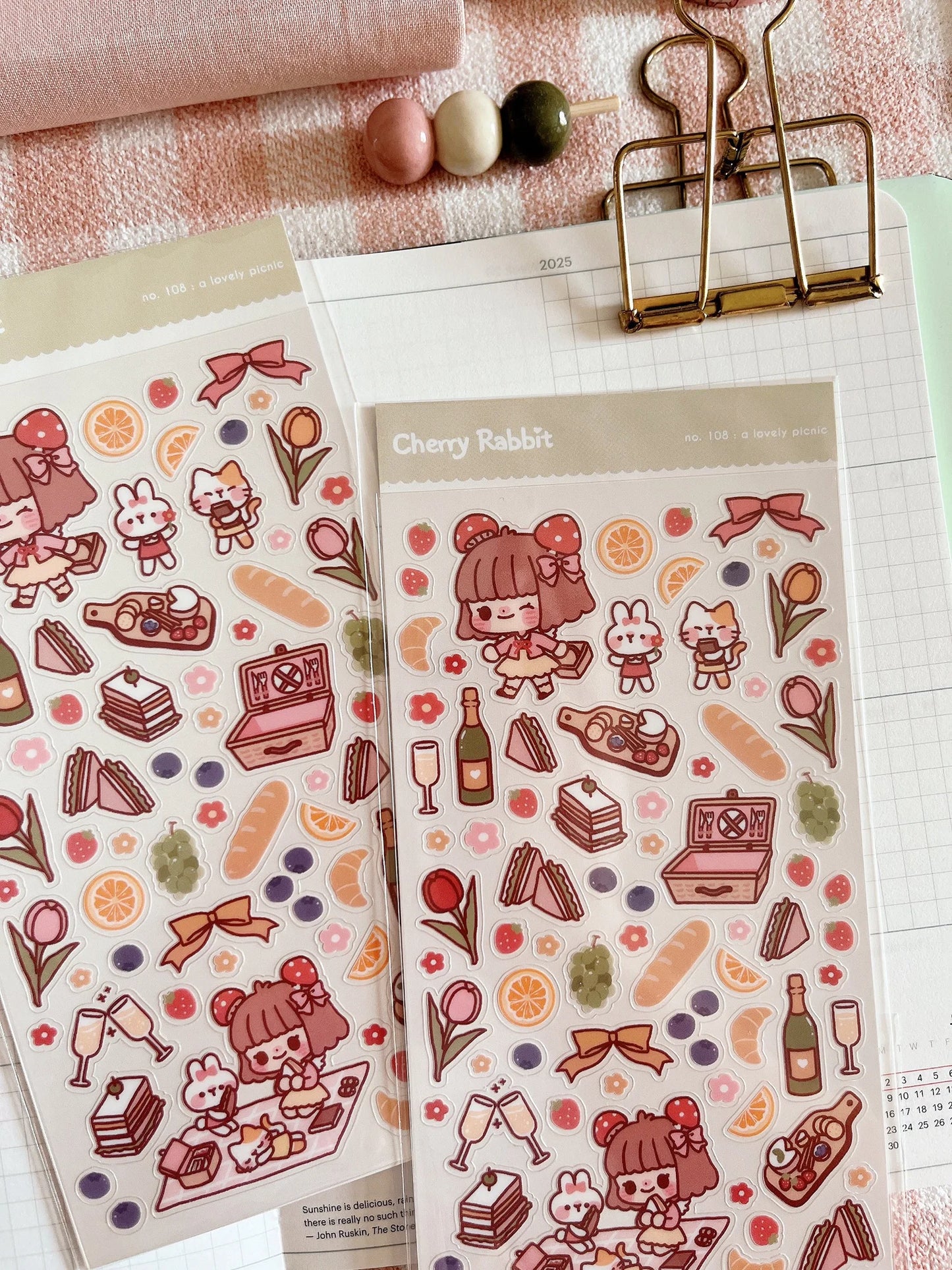 A Lovely Picnic: Sticker Sheet