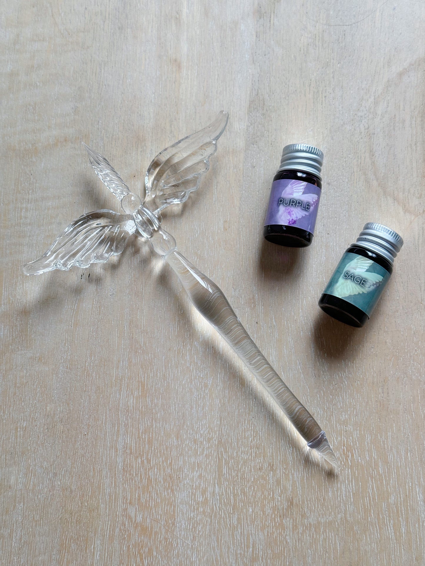 Angel Glass Pen Set