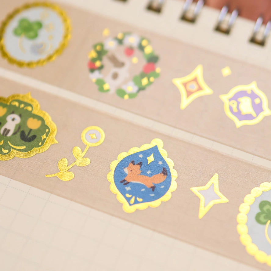 Animal in Frames (Foil) Washi Tape