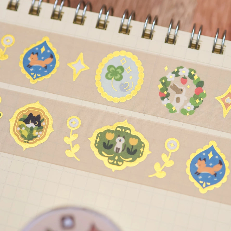 Animal in Frames (Foil) Washi Tape