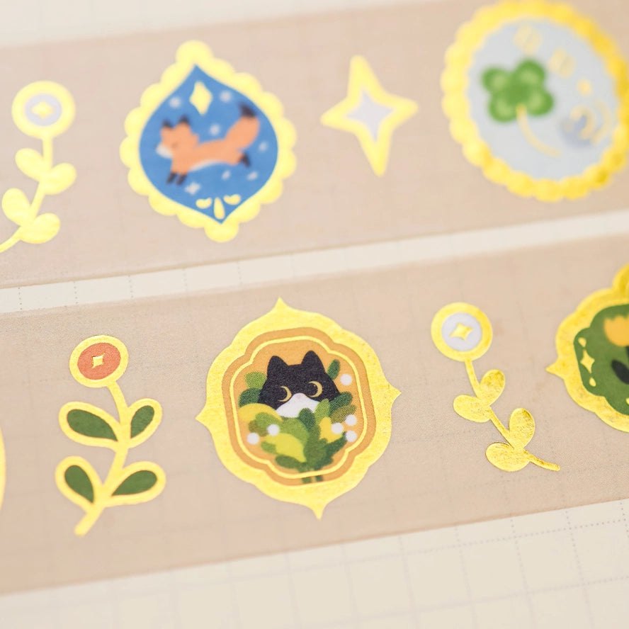 Animal in Frames (Foil) Washi Tape