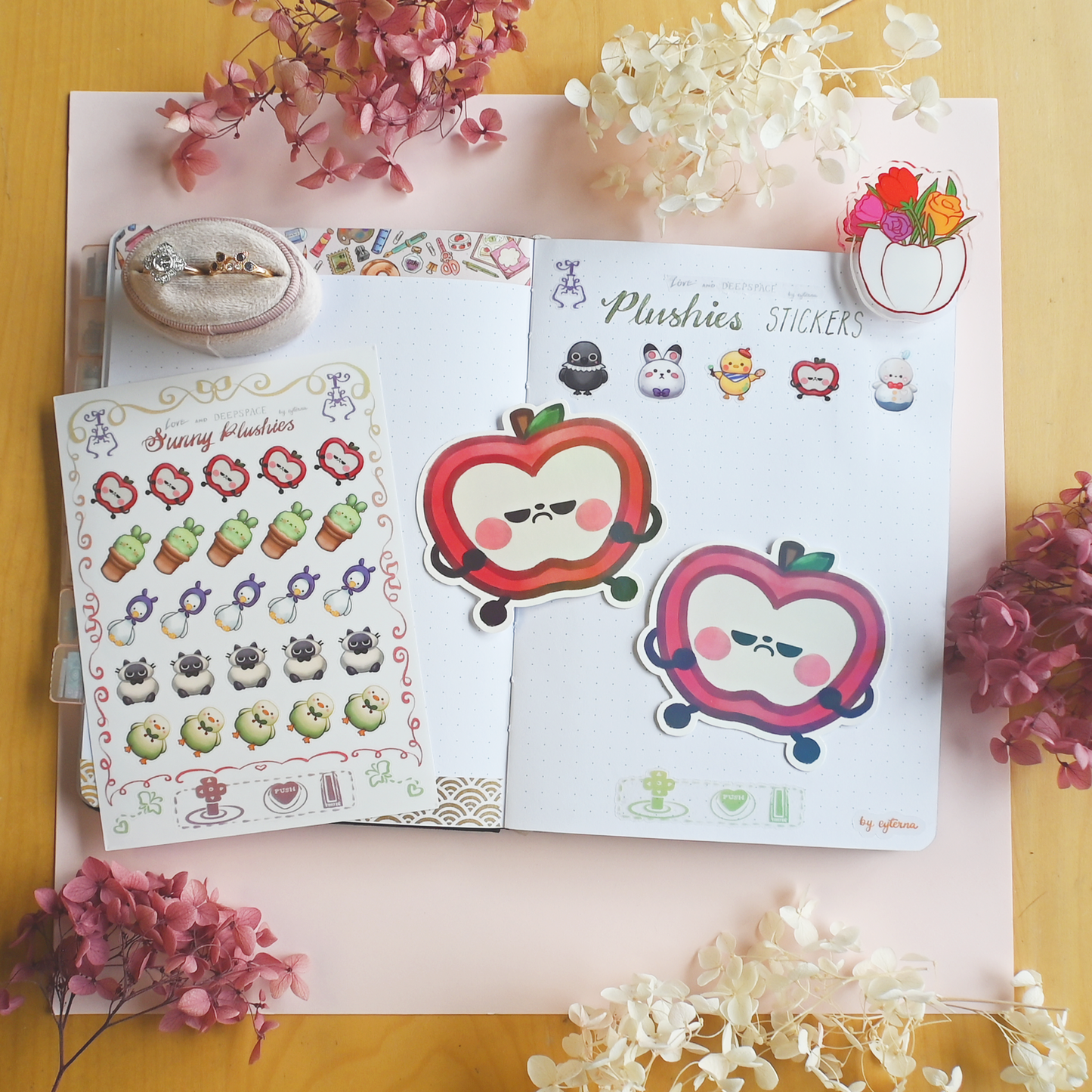 Sunny Plushies Sticker Sheet