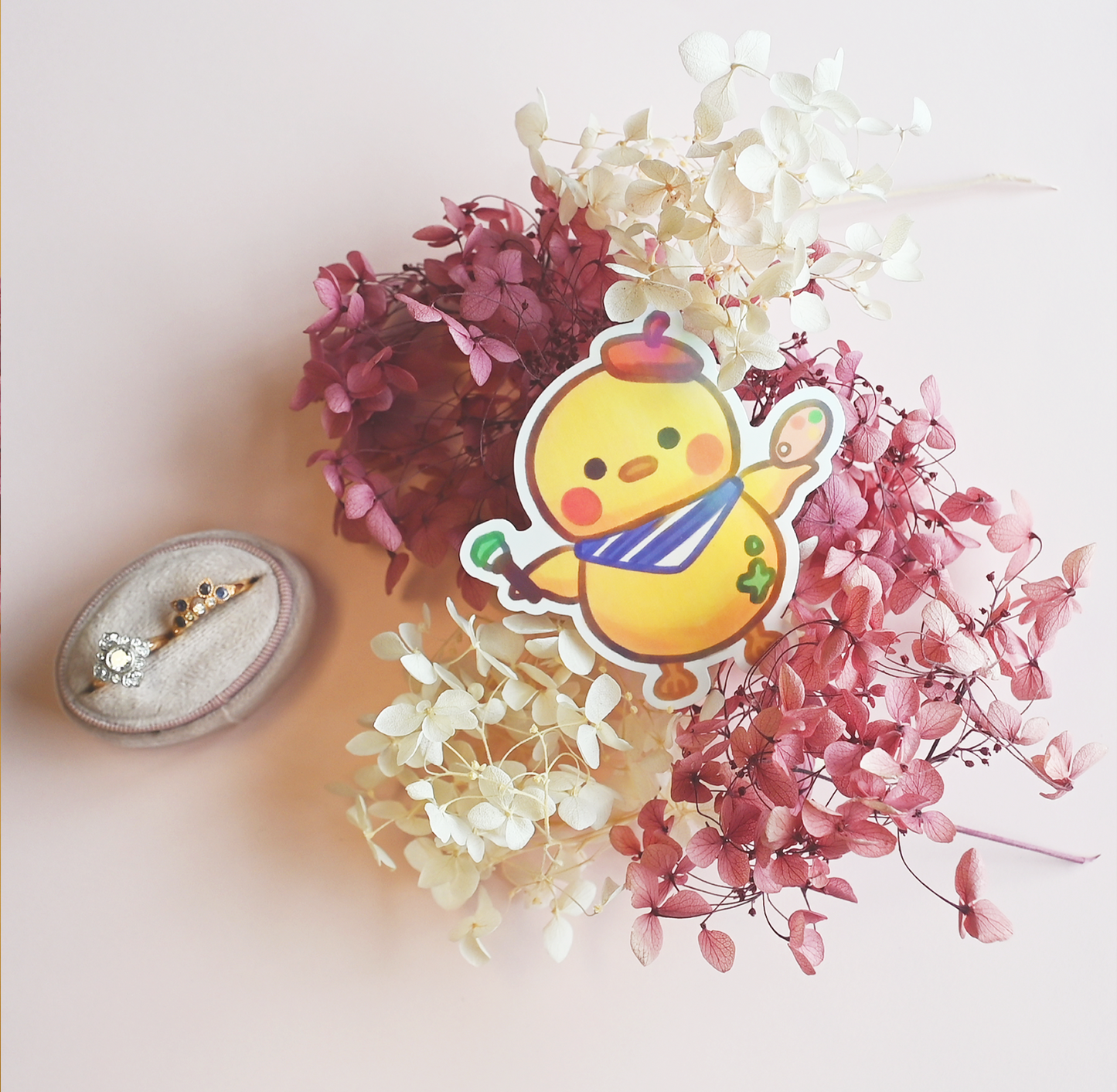 Artsy Birb Vinyl Sticker