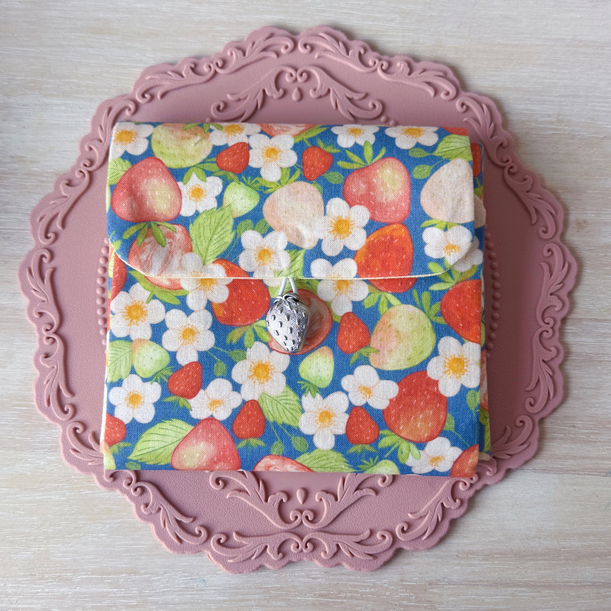Handmade Strawberry Cheesecake Mini Pen Wrap