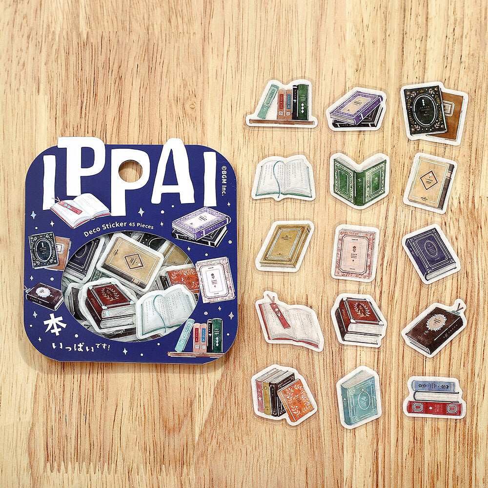 Lots of Books! Foil Stamped Stickers