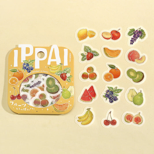 Lots of Fruits! Foil Stamped Stickers
