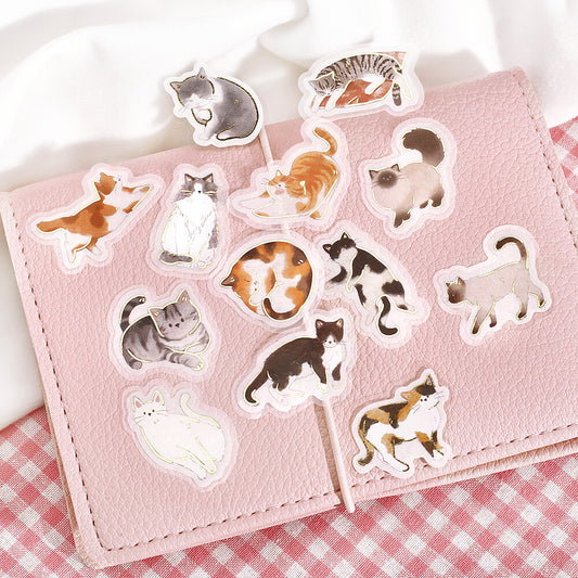 Lots of Cats! Foil Stamped Stickers