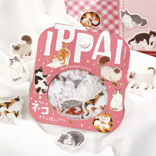 Lots of Cats! Foil Stamped Stickers