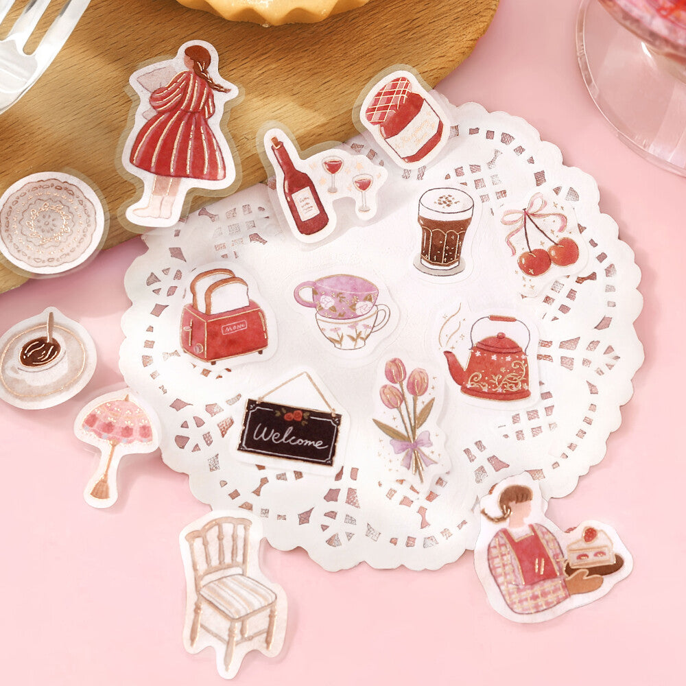 Maiden's Moment Foil Stamped Stickers - Me Time
