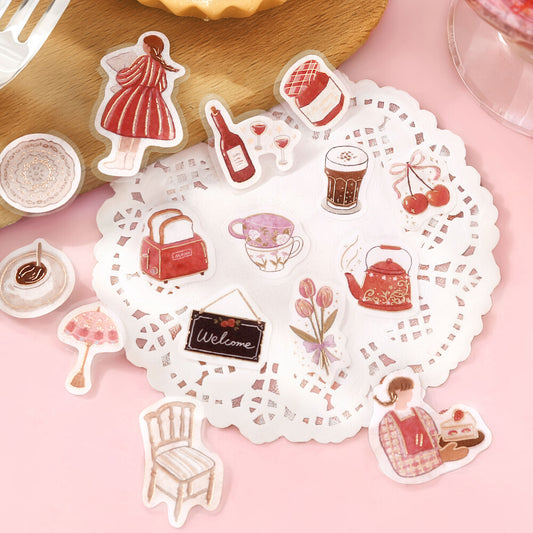Maiden's Moment Foil Stamped Stickers - Me Time