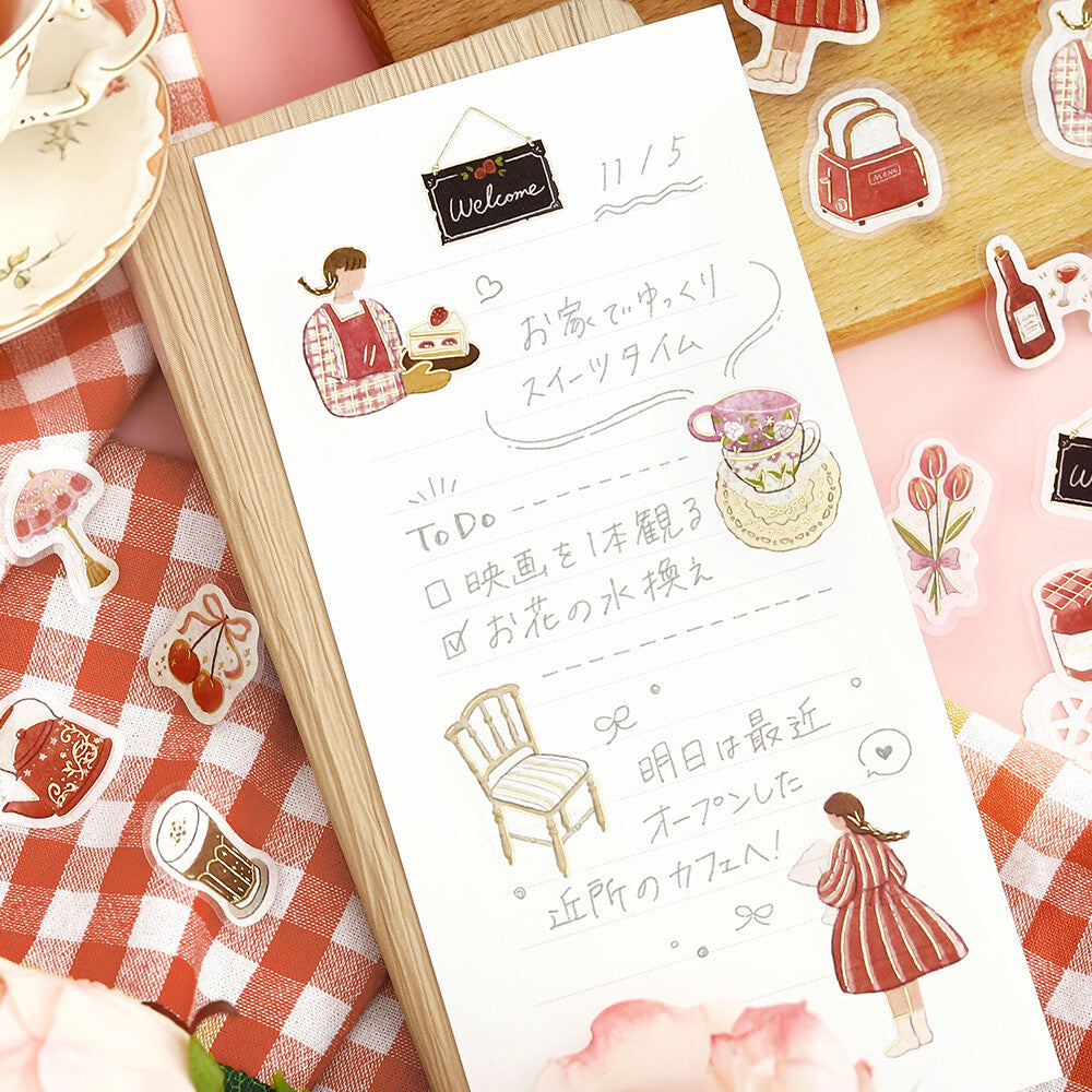 Maiden's Moment Foil Stamped Stickers - Me Time