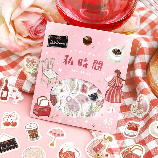 Maiden's Moment Foil Stamped Stickers - Me Time