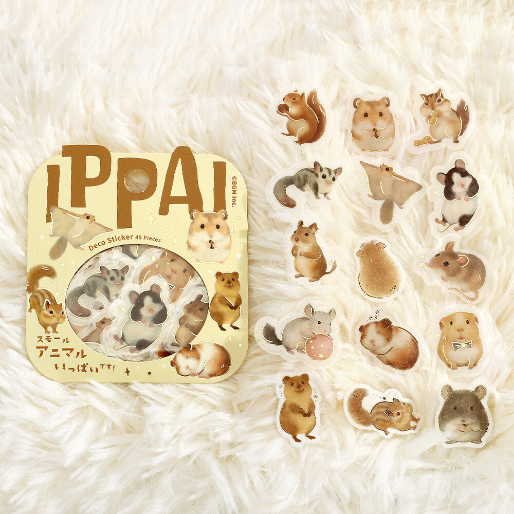 Lots of Small Animals! Foil Stamped Stickers