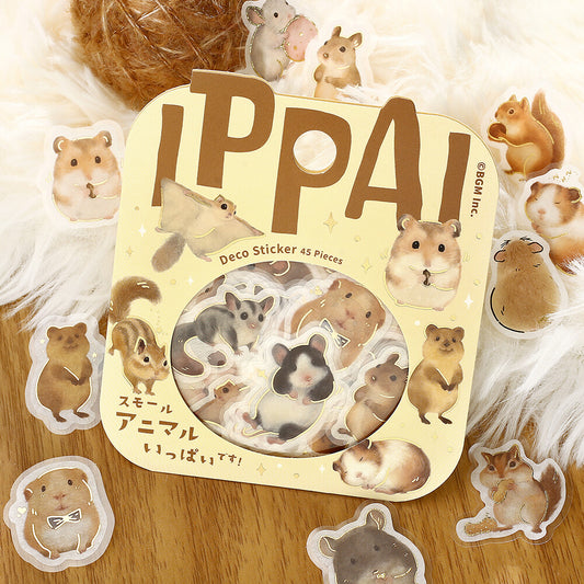 Lots of Small Animals! Foil Stamped Stickers