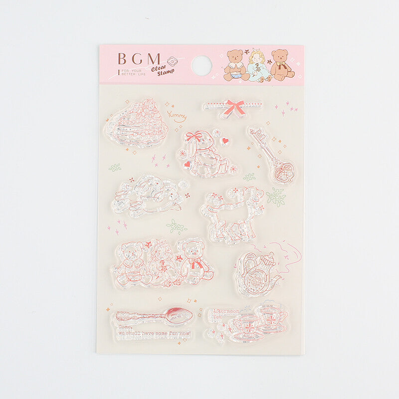 BGM Clear Stamp - Alice Tea Time