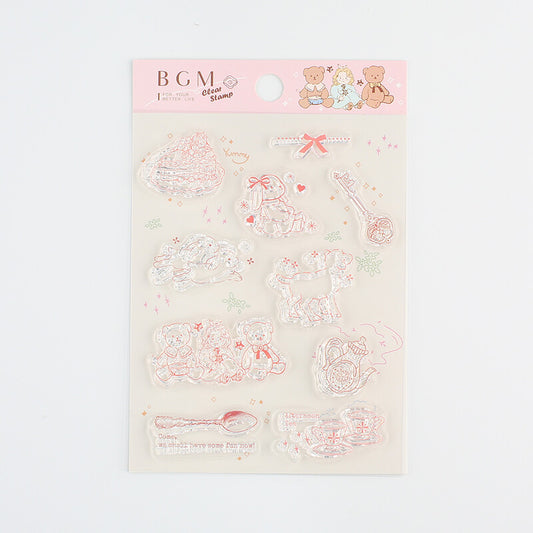 BGM Clear Stamp - Alice Tea Time