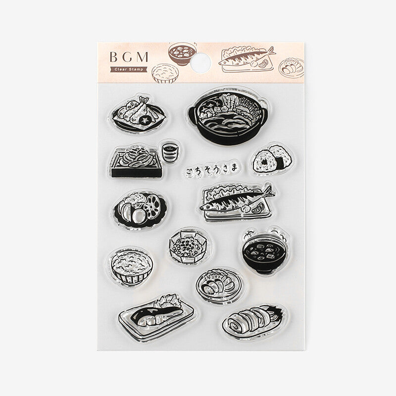 BGM Clear Stamp - Japanese Food