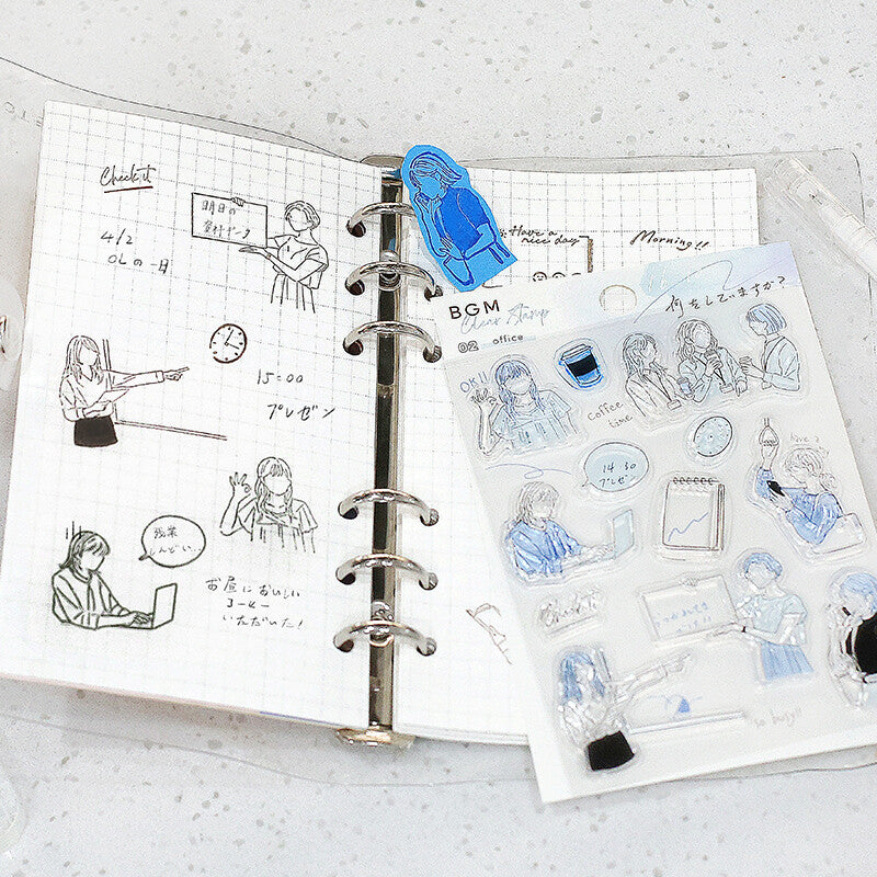 BGM Clear Stamp - Office