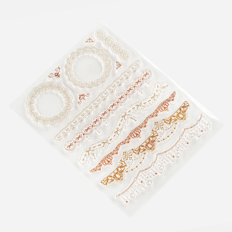 BGM Clear Stamp - Vintage Lace