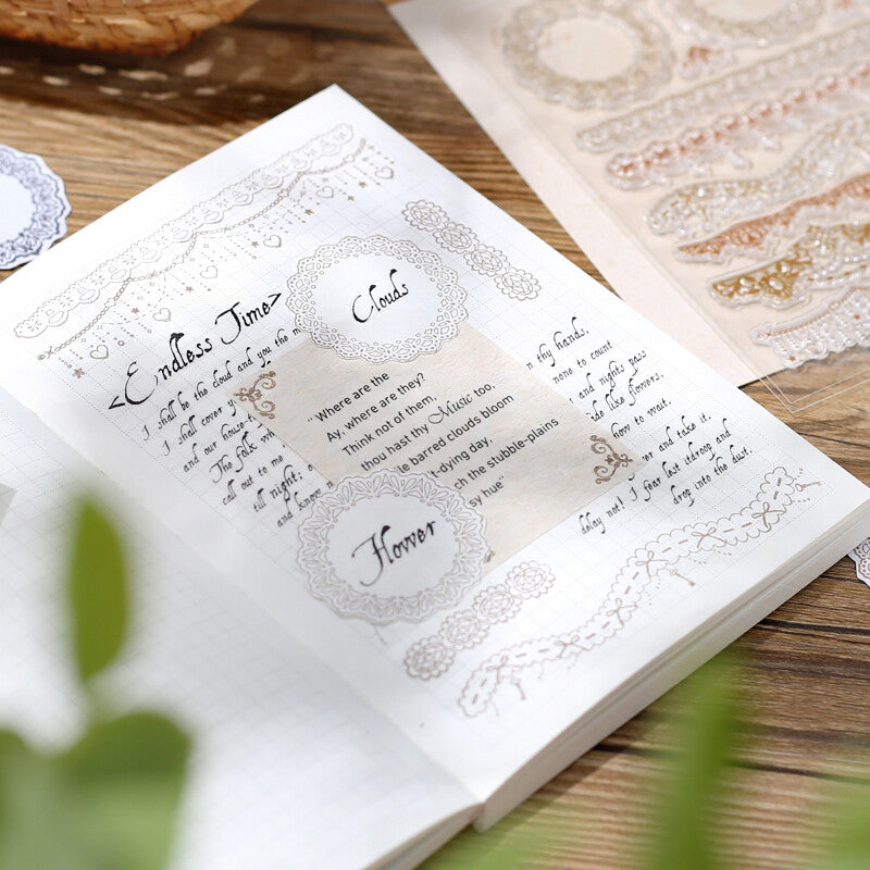 BGM Clear Stamp - Vintage Lace