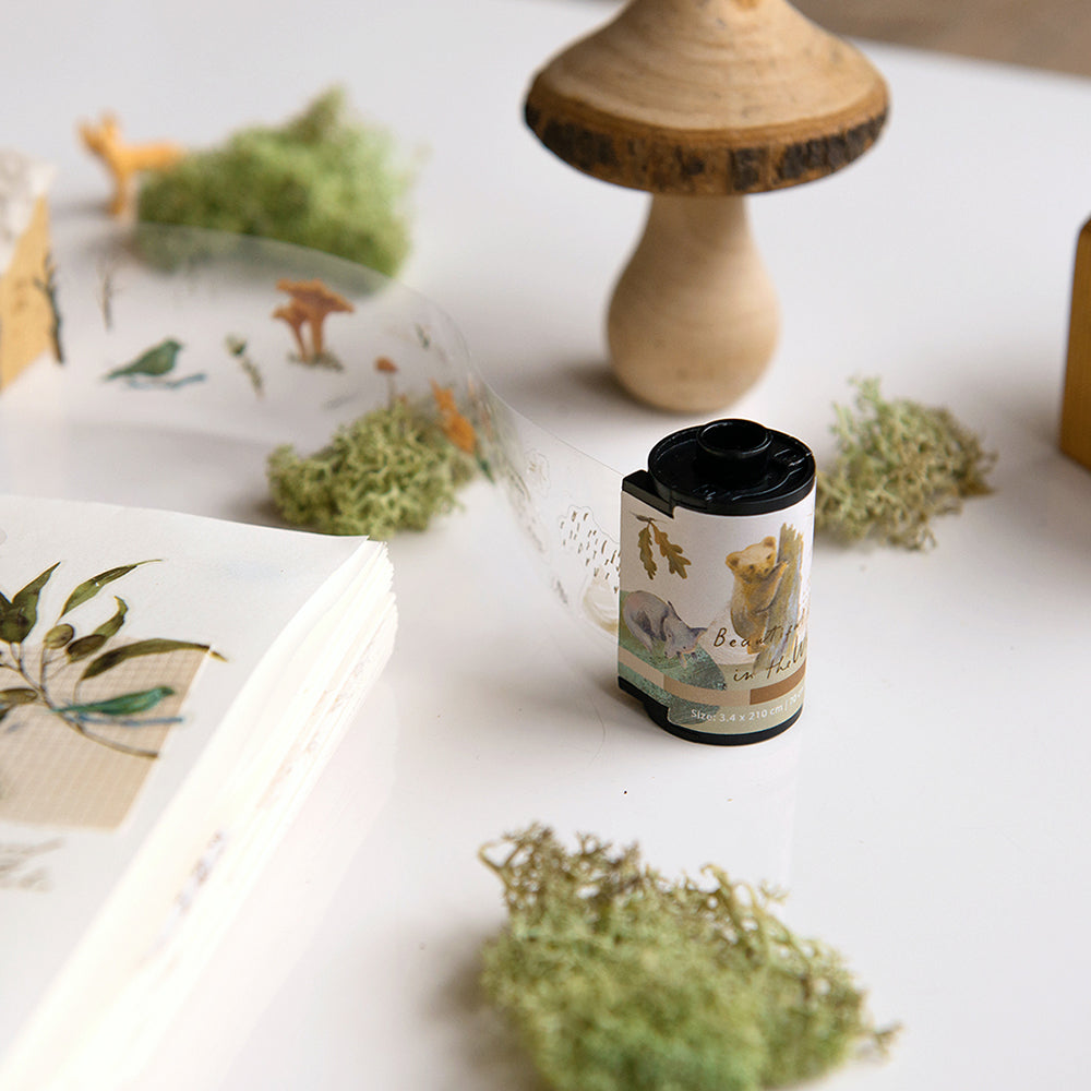 Fragments of Life Kiss-Cut PET Roll Tape - Beautiful Day in the Woods