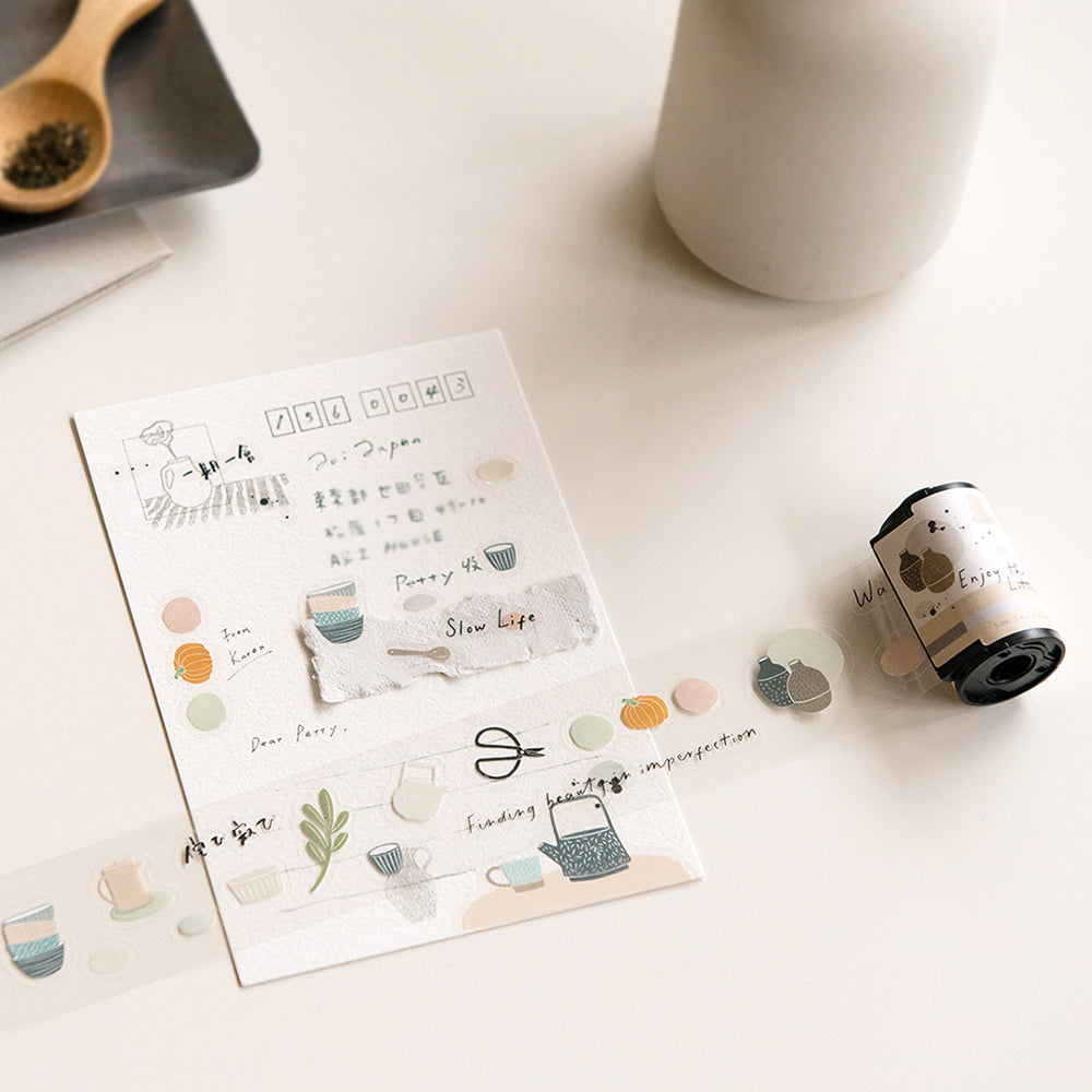 Fragments of Life Kiss-Cut PET Roll Tape - Enjoy the Little Things