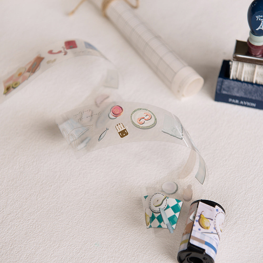 Fragments of Life Kiss-Cut PET Roll Tape - Capturing the Moment