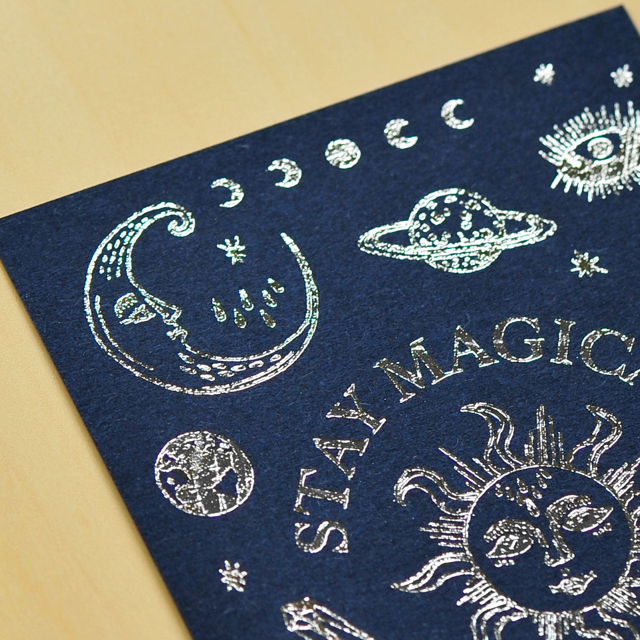 Silver Foil Planner Transfer Sticker - Celestial Magic