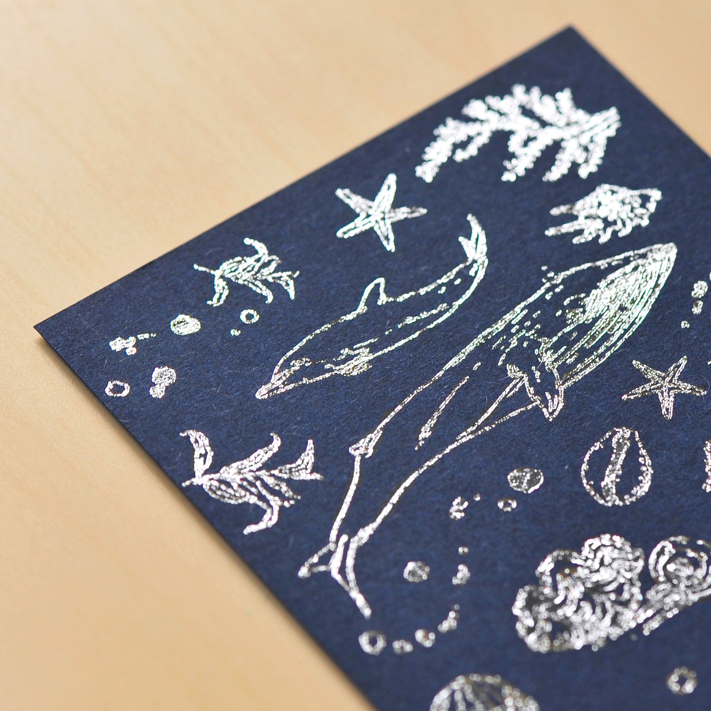 Silver Foil Planner Transfer Sticker - Under the Sea