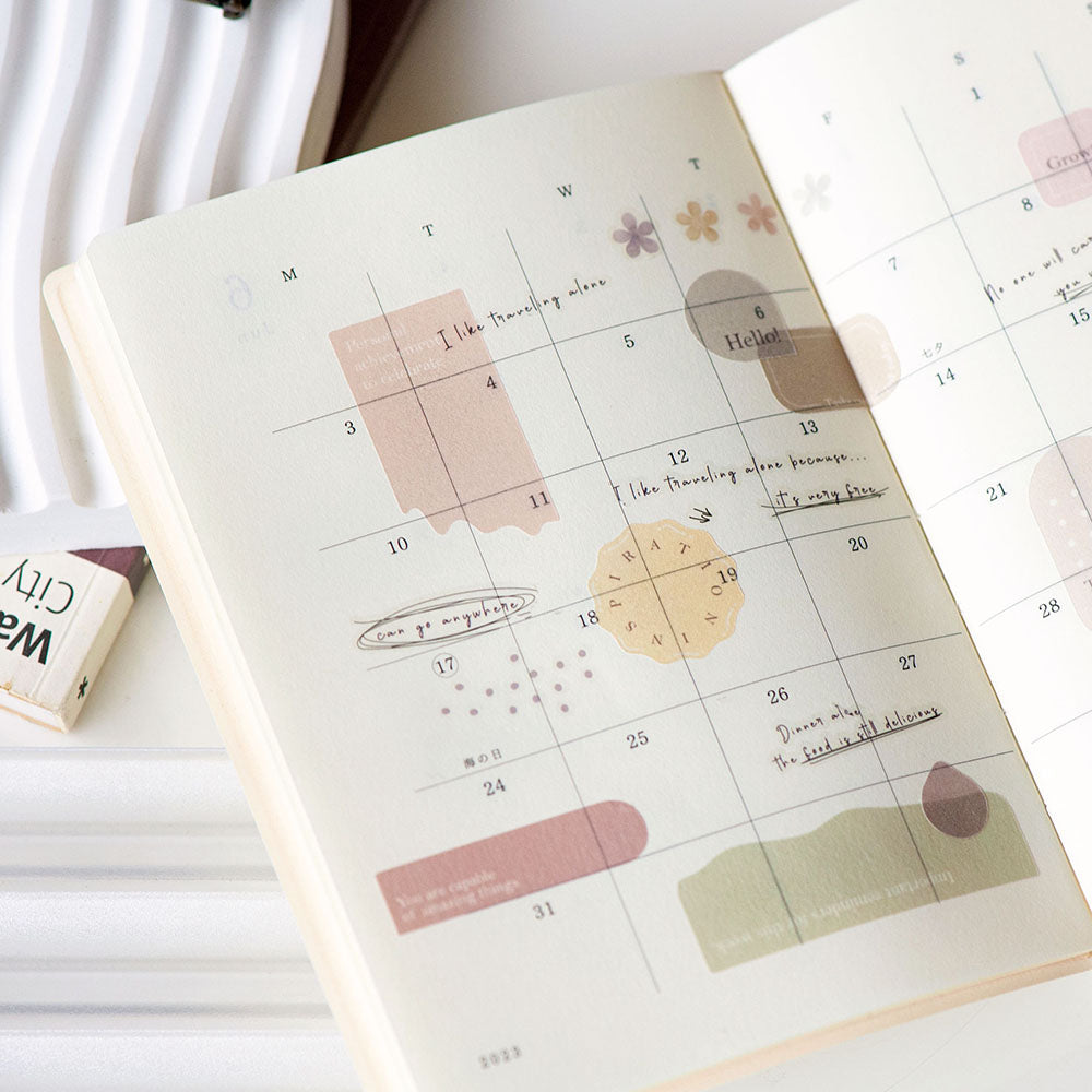 Die-Cut Washi Sticker Book - The Power of Labels