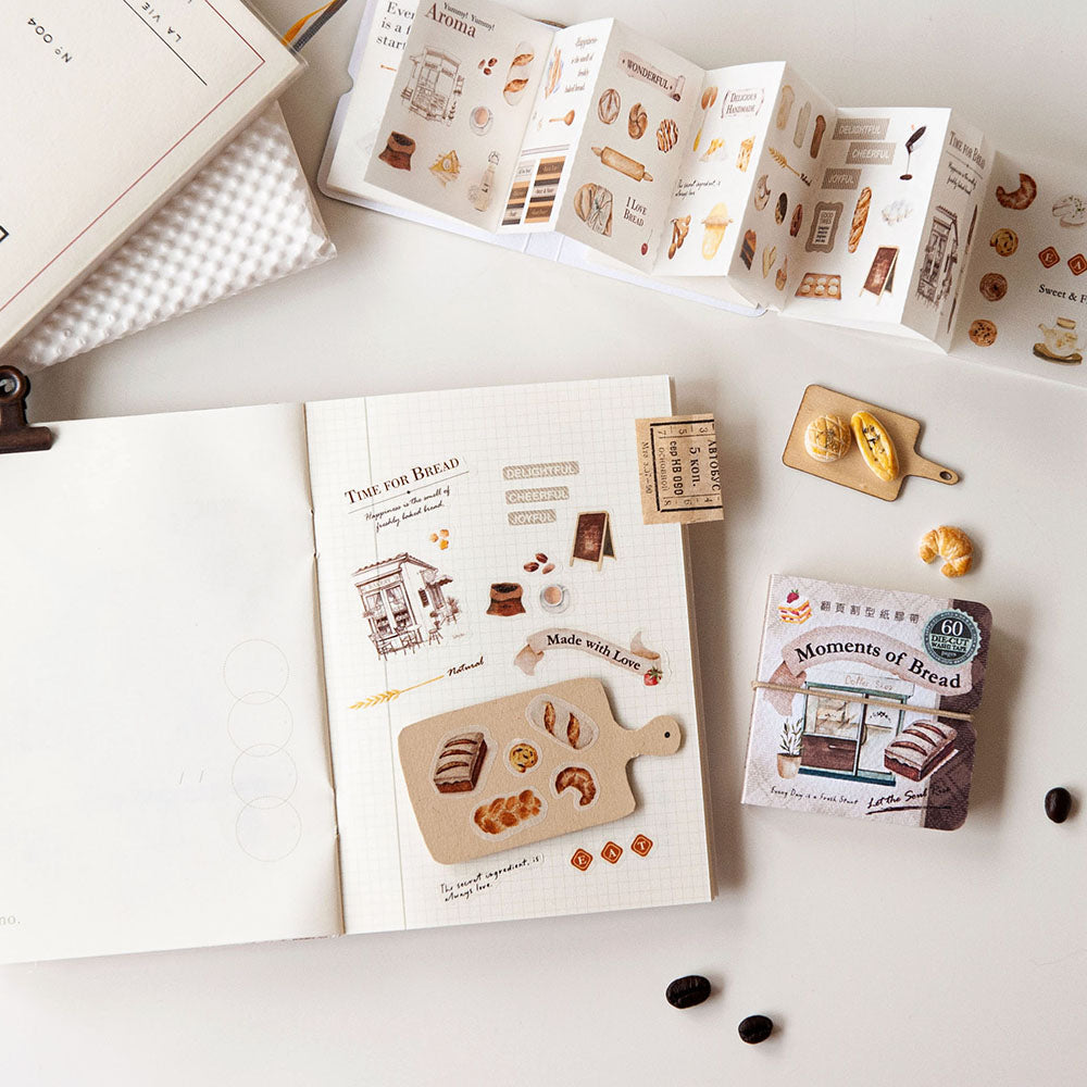 Die-Cut Washi Sticker Book - Moments of Bread