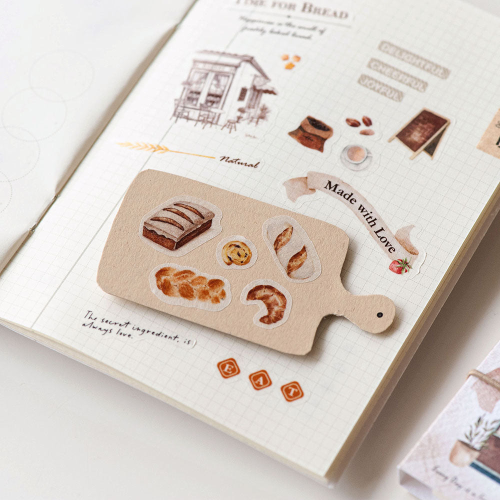 Die-Cut Washi Sticker Book - Moments of Bread