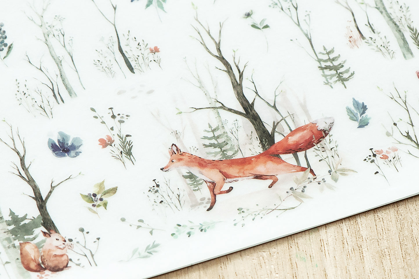 Winter Woodlands Print-On Stickers