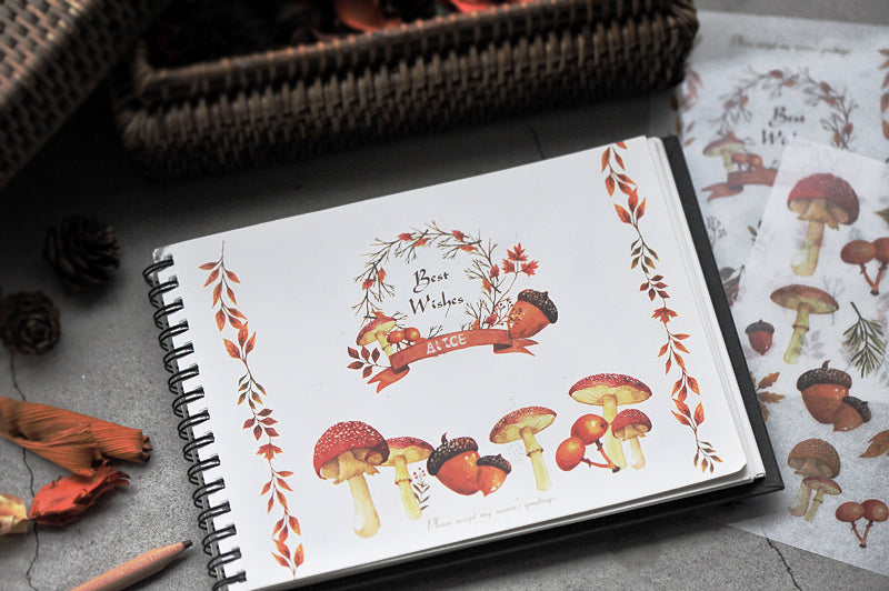 Autumn Greeting Print-On Stickers
