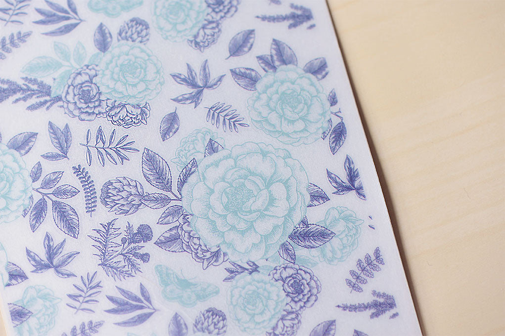 Duotone Botanicals Print-On Stickers