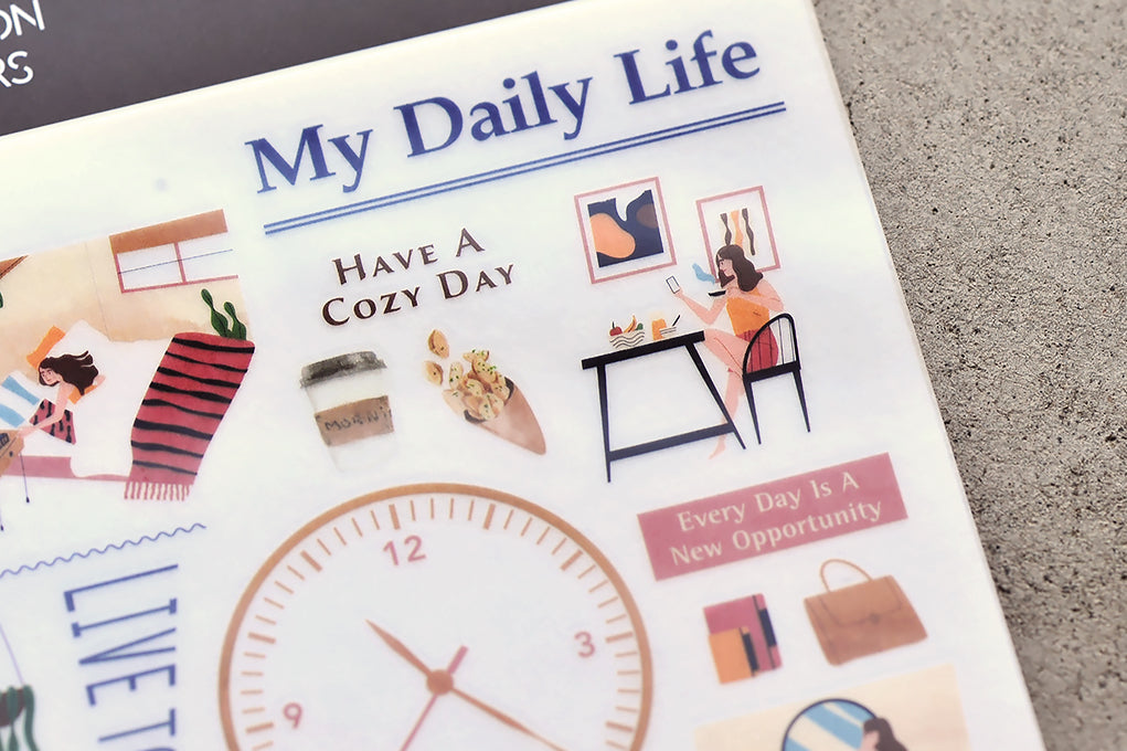 Daily Life Print-On Stickers