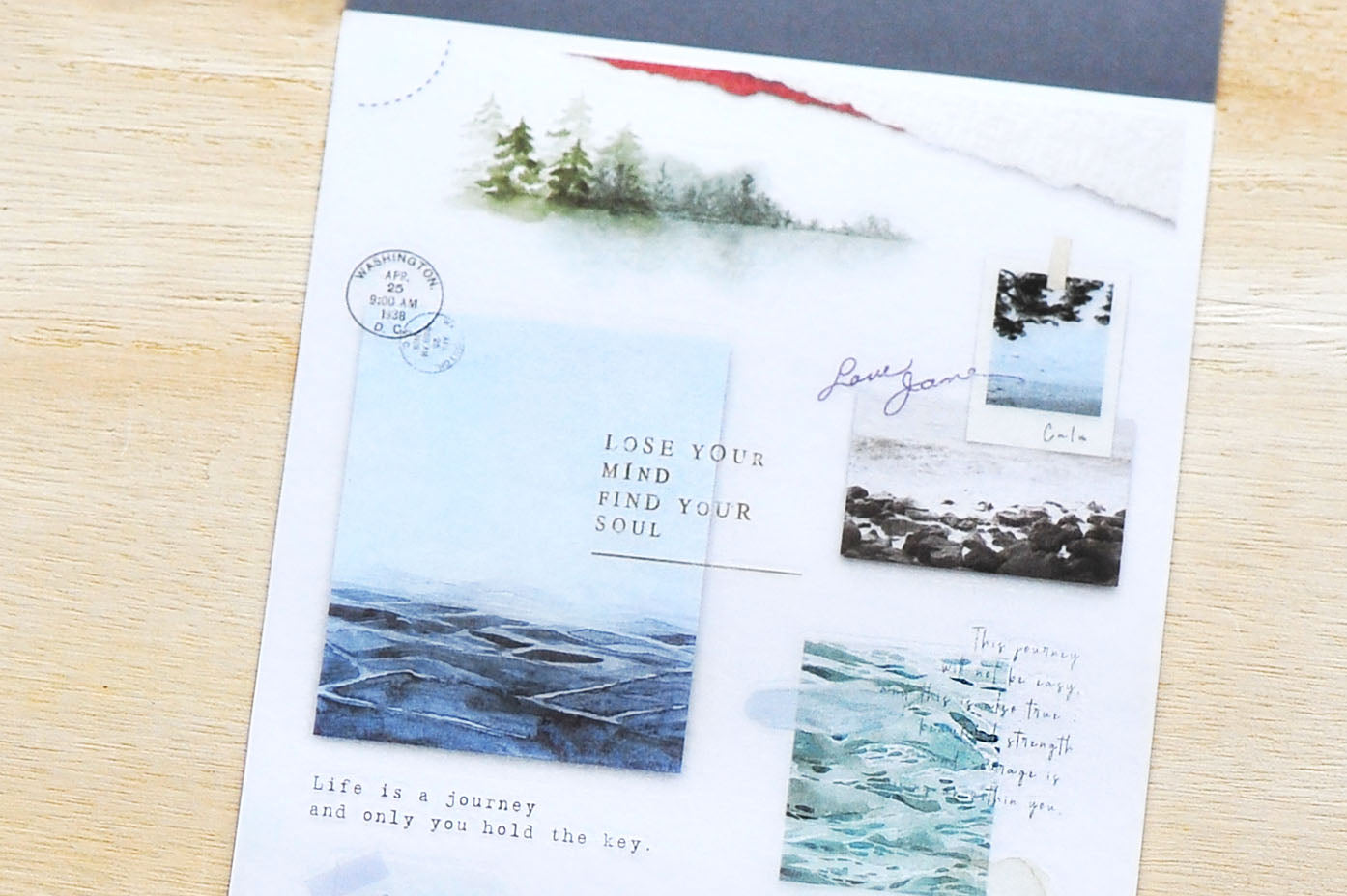 Calm Travels Print-On Stickers