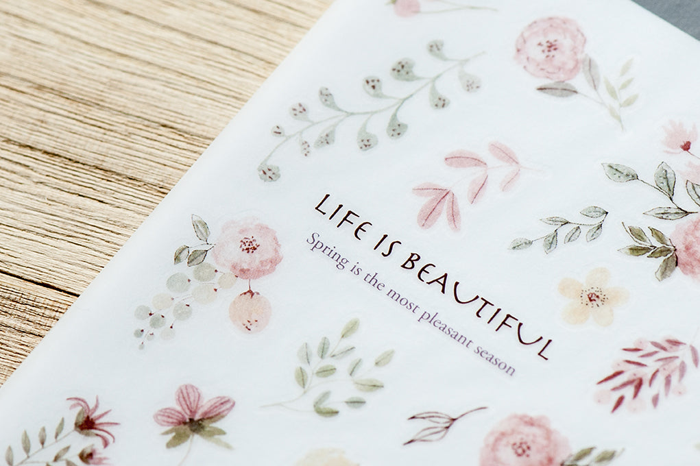 Life is Beautiful Print-On Stickers