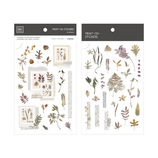 The Botanist Print-On Stickers