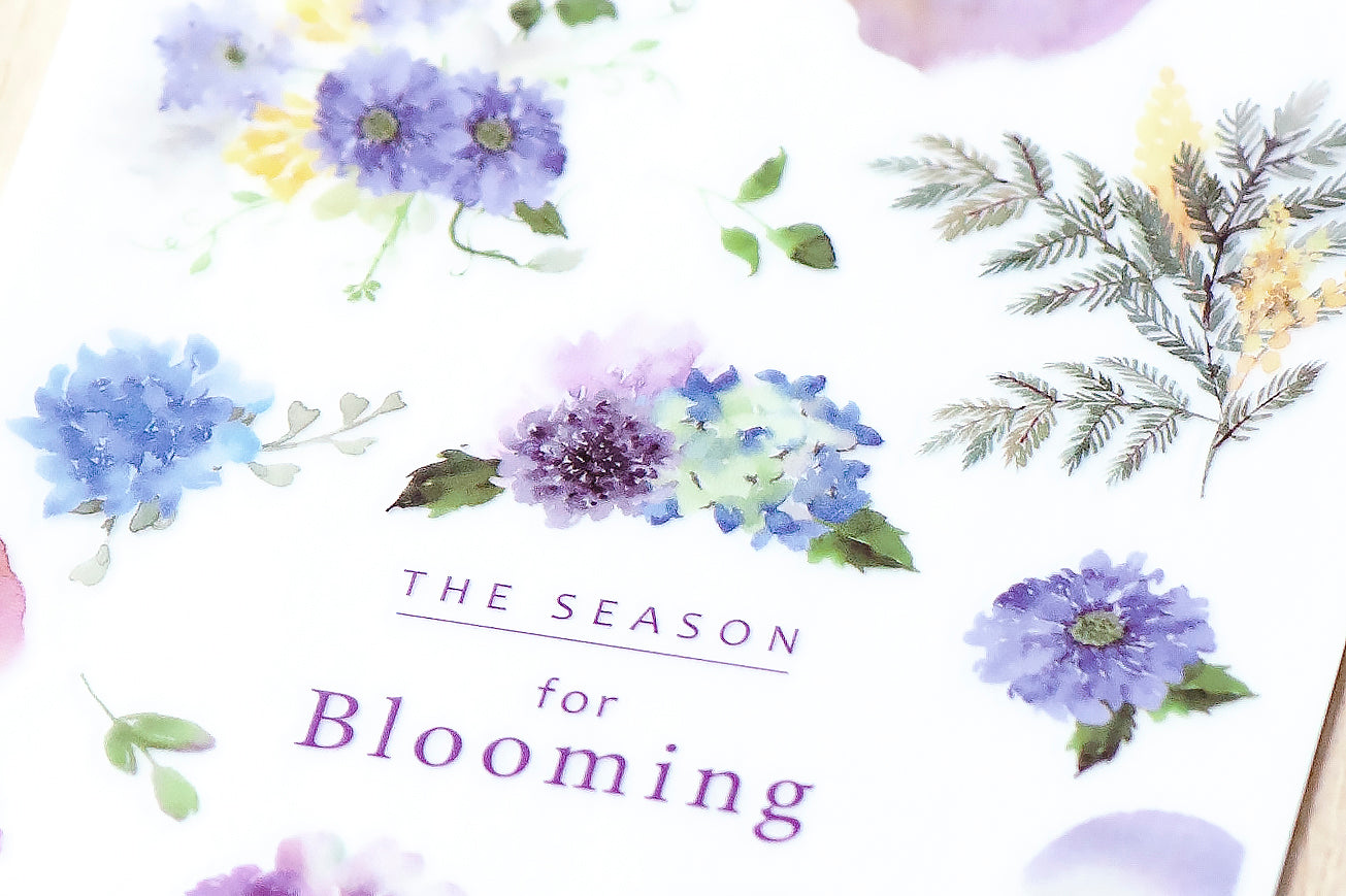 The Season for Blooming Print-On Stickers