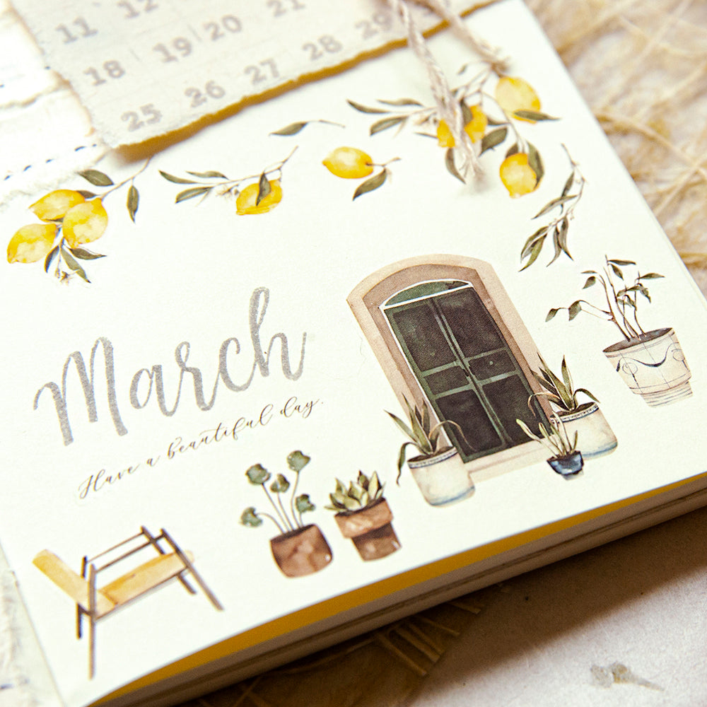 Lemon Cottage Print-On Stickers