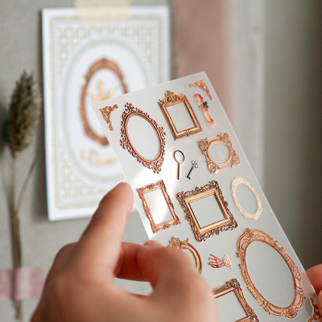 Antique Frame & Vintage Curiosities Pop-Up Stickers