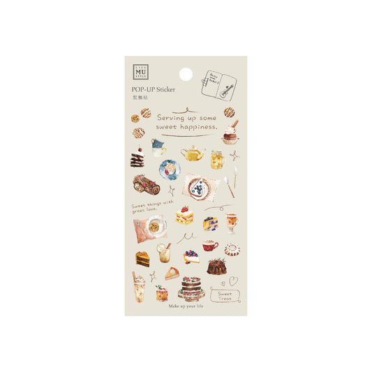 Afternoon Tea & Dessert Pop-Up Stickers