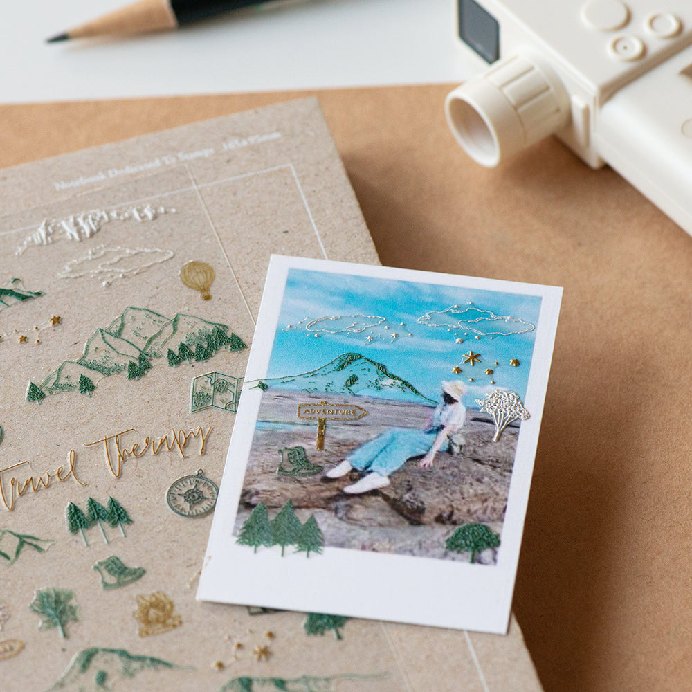 Travel Journal Pop-Up Stickers