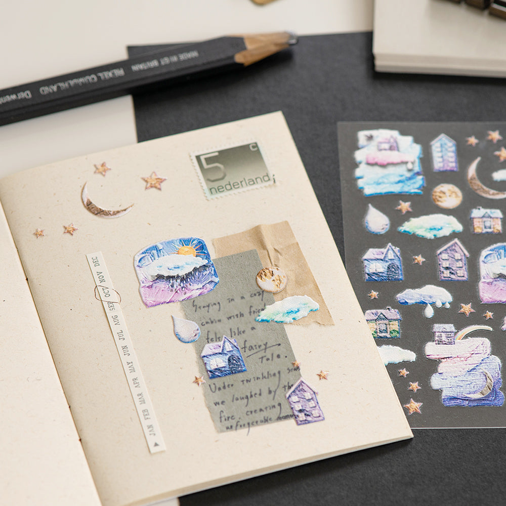 Dreamy Night Pop-Up Stickers