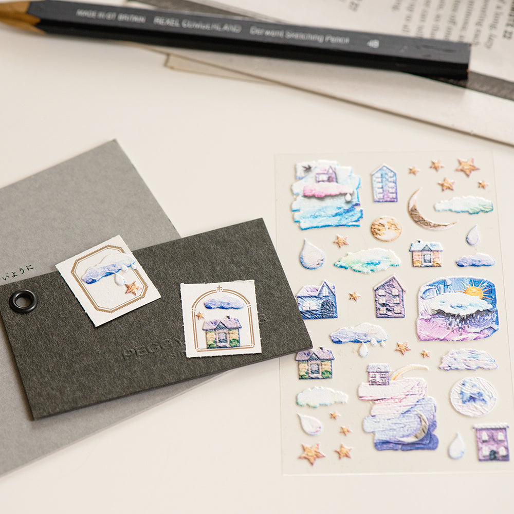 Dreamy Night Pop-Up Stickers