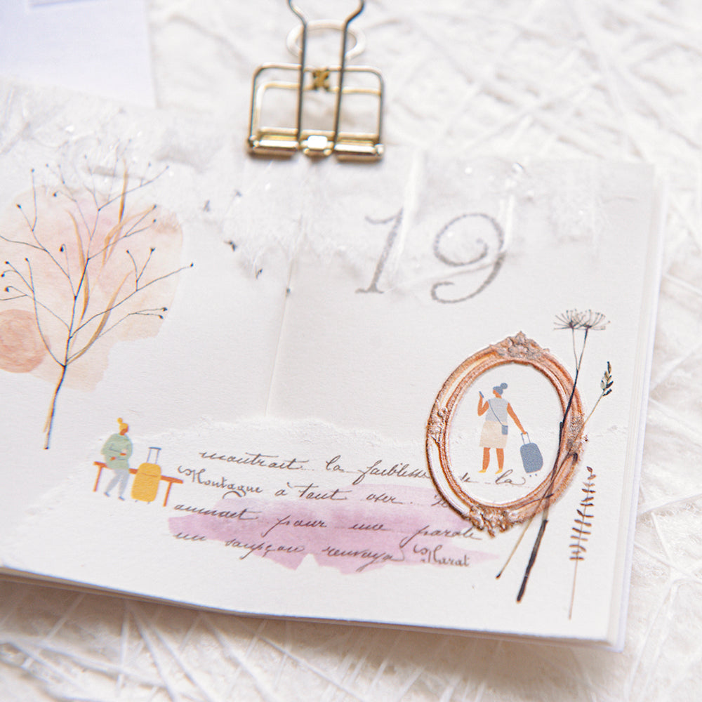 Antique Books and Frames Pop-Up Stickers