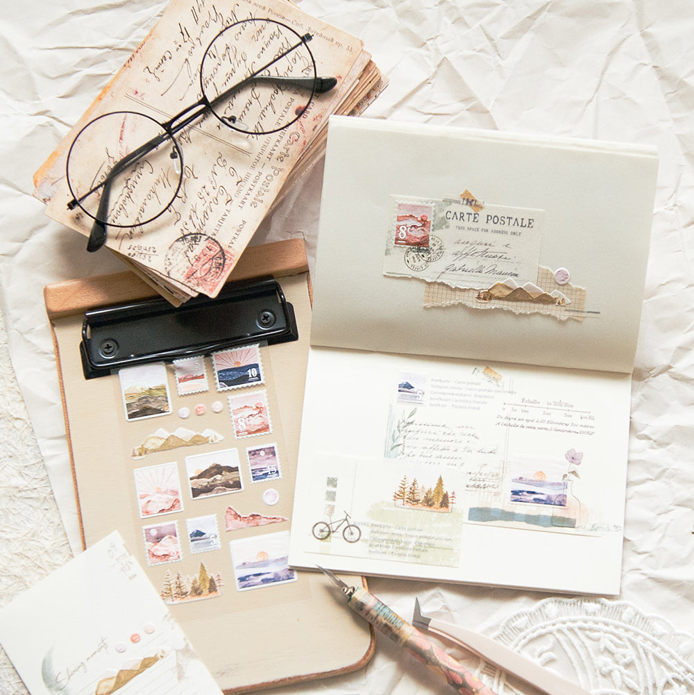 Travel Postcards Pop-Up Stickers